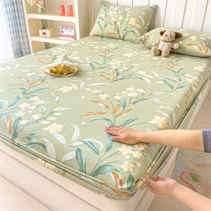 91家纺网 家纺一手货源 找家纺 （总）澜妃 2025新款12868全棉纯棉印花单床笠