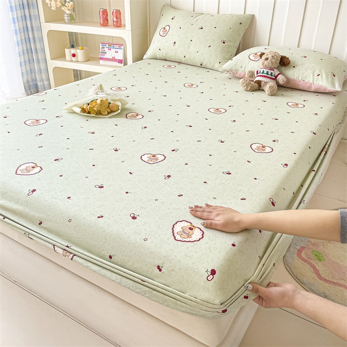 91家纺网 家纺一手货源 找家纺 （总）澜妃 2025新款12868全棉纯棉印花单床笠