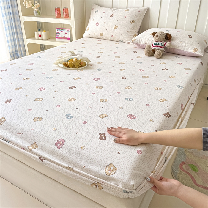 91家纺网 家纺一手货源 找家纺 （总）澜妃 2025新款12868全棉纯棉印花单床笠