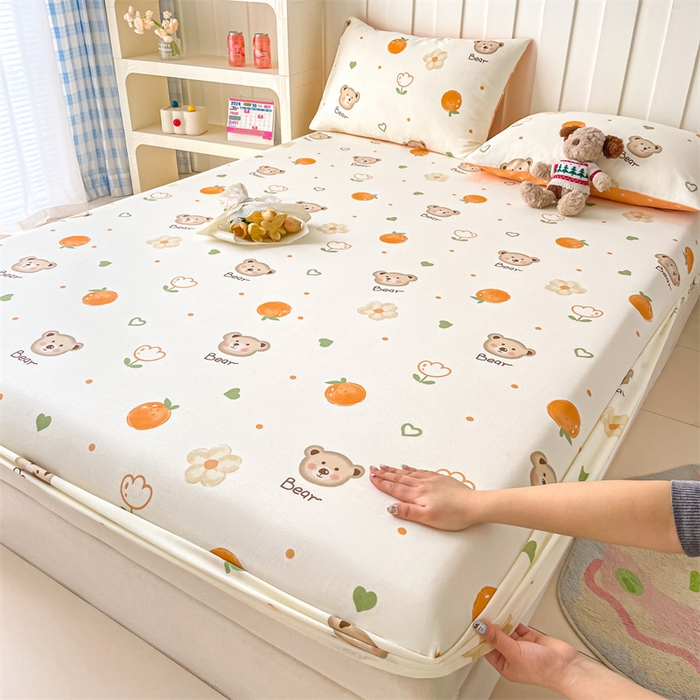 91家纺网 家纺一手货源 找家纺 （总）澜妃 2025新款12868全棉纯棉印花单床笠