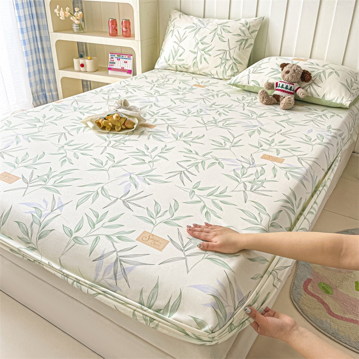 91家纺网 家纺一手货源 找家纺 （总）澜妃 2025新款12868全棉纯棉印花单床笠