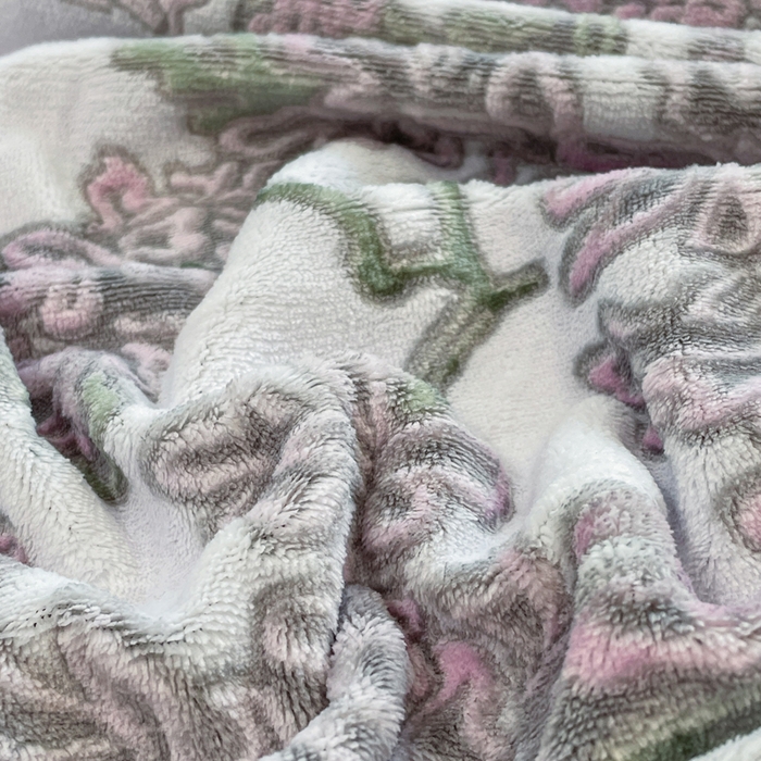 91家纺网 家纺一手货源 找家纺 库里梦家纺 2025网红直播热款美拉德加厚3D雕花牛奶绒床笠 小亭幽梦