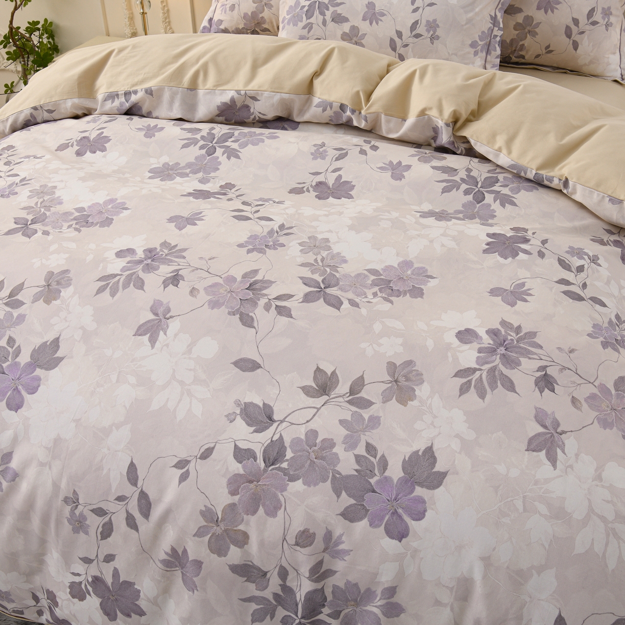 91家纺网 家纺一手货源 找家纺 （总）润淳家居 2025新款全棉生态磨毛数码印花四件套