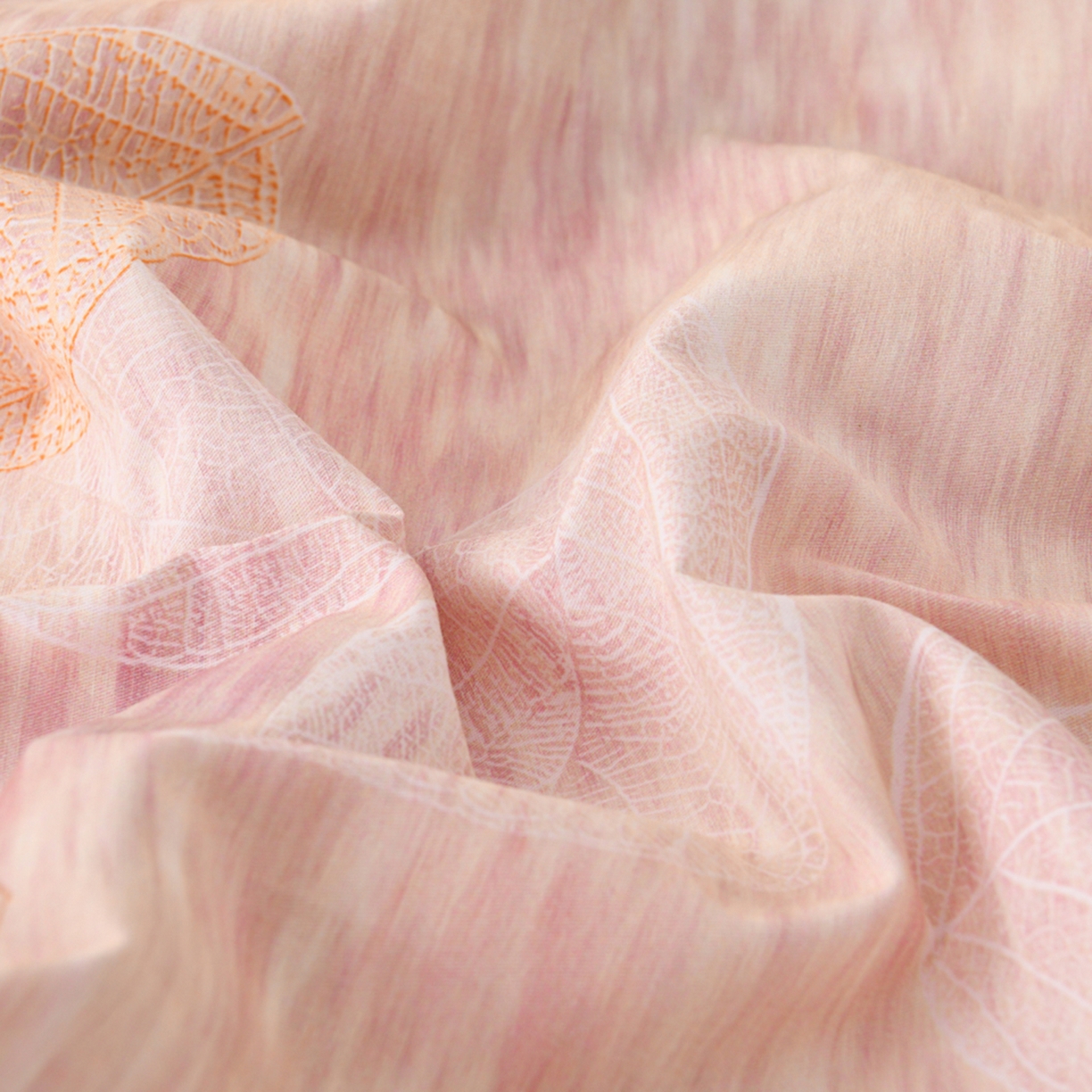 91家纺网 家纺一手货源 找家纺 润淳家居 2025新款全棉生态磨毛数码印花四件套 岚夕 咖