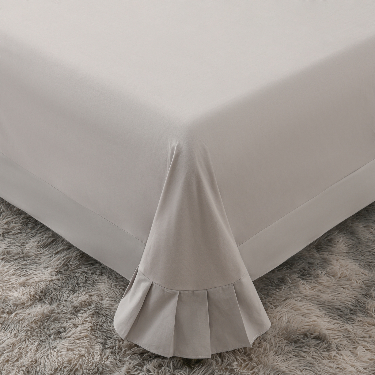 91家纺网 家纺一手货源 找家纺 润淳家居 2025新款全棉生态磨毛数码印花四件套 欧若拉 蓝