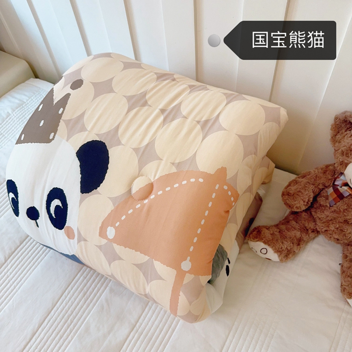 91家纺网 家纺一手货源 找家纺 （总）兜米家居 2025新款针织棉专版数码印花豆豆绒被被子被芯