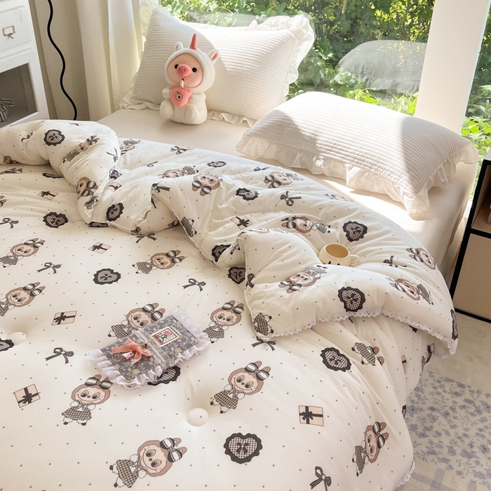 91家纺网 家纺一手货源 找家纺 大彩家居针织棉夏被子被芯春秋被冬被空调被夏凉被儿童被 千鸟布布