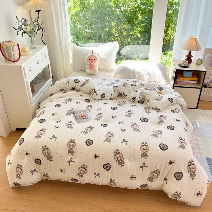 91家纺网 家纺一手货源 找家纺 大彩家居针织棉夏被子被芯春秋被冬被空调被夏凉被儿童被 千鸟布布