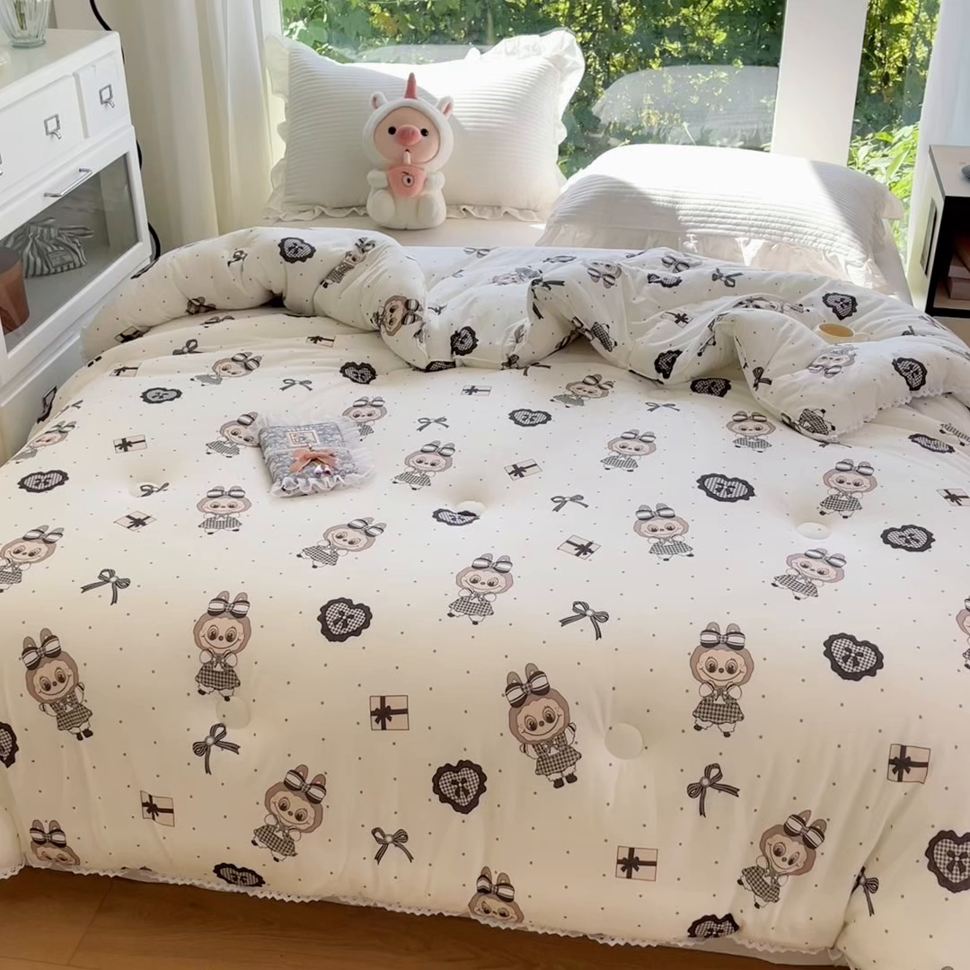 91家纺网 家纺一手货源 找家纺 大彩家居针织棉夏被子被芯春秋被冬被空调被夏凉被儿童被 千鸟布布