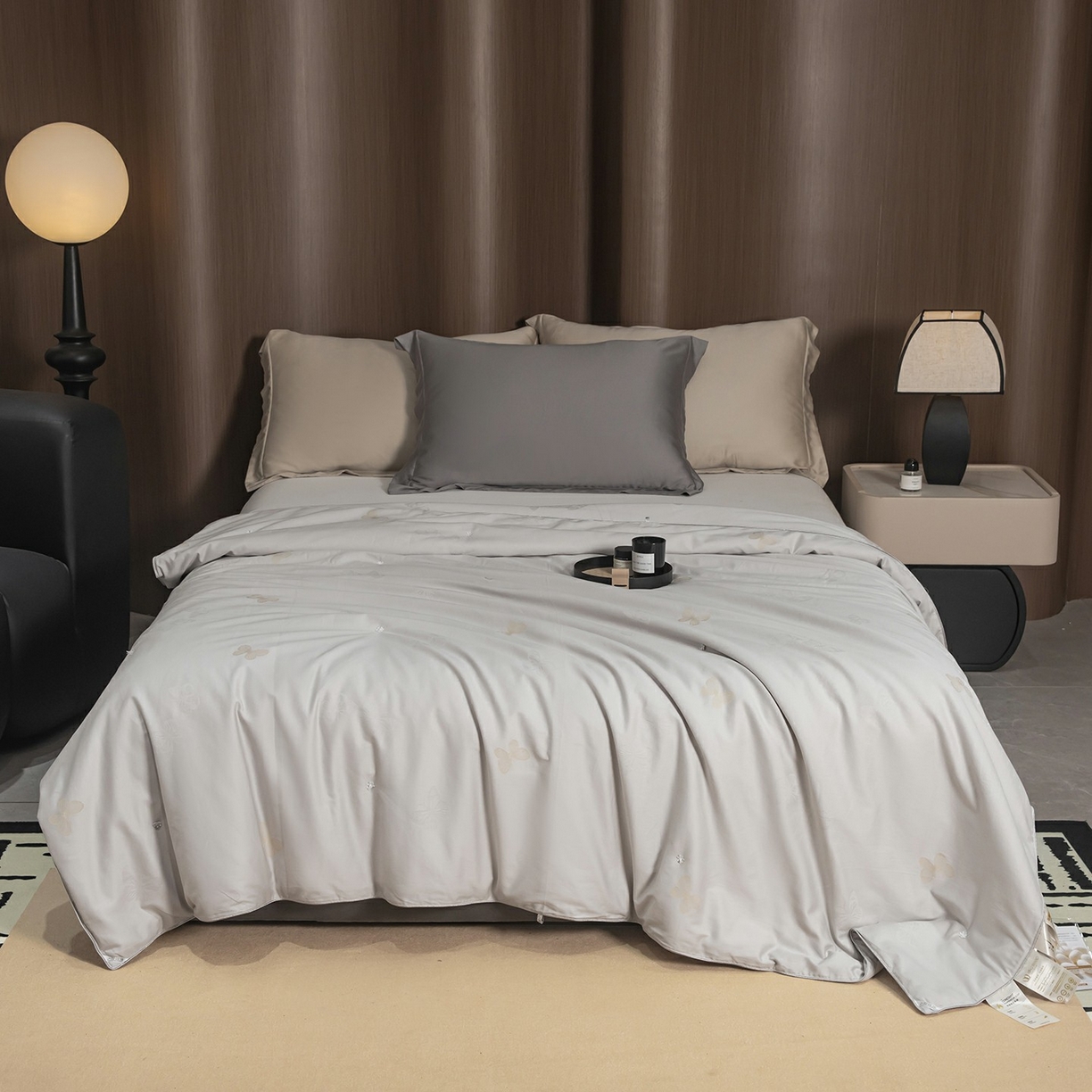 91家纺网 家纺一手货源 找家纺 （总）蚕云阁蚕丝家居100%蚕丝被柞蚕丝（中长丝） -比翼双飞2025新款舒适保暖被子被芯