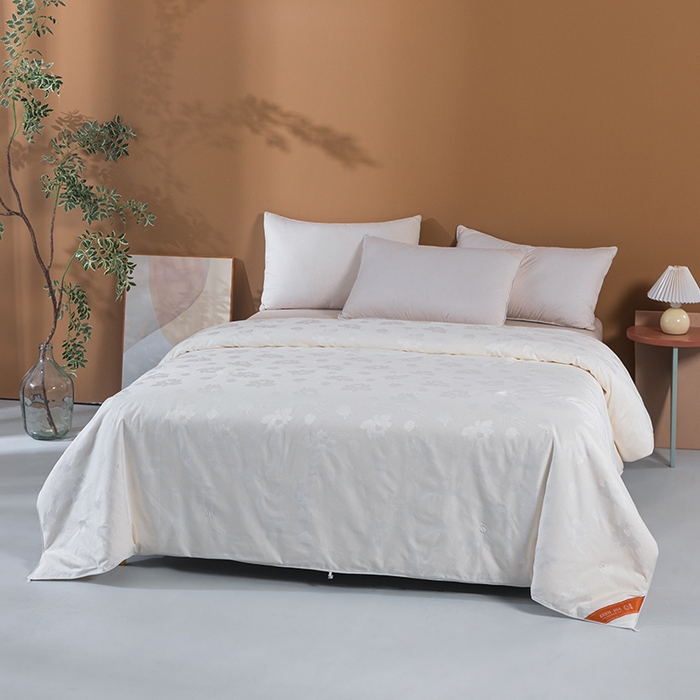 91家纺网 家纺一手货源 找家纺 （总）茧月家纺 2025新款纯棉小提花蚕丝被