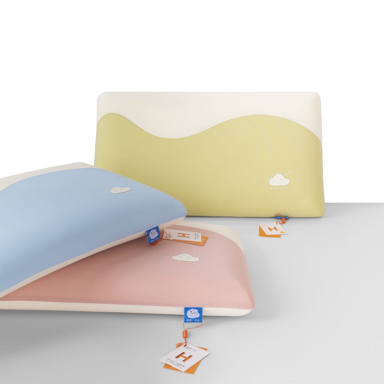 91家纺网 家纺一手货源 找家纺 （总）露函(原乐尔馨 )2025春夏新款云漫亲子深睡记忆枕单枕头枕芯