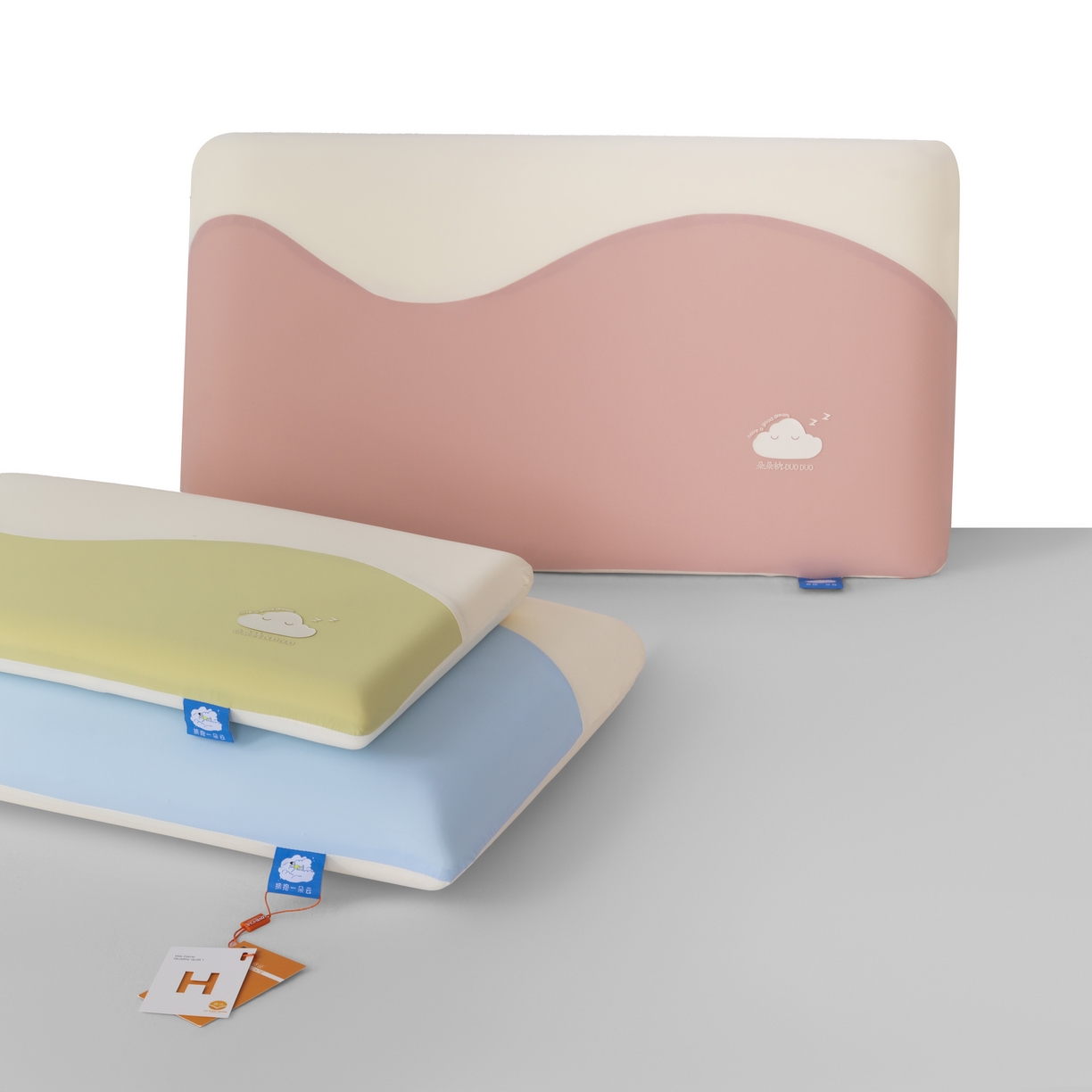 91家纺网 家纺一手货源 找家纺 （总）露函(原乐尔馨 )2025春夏新款云漫亲子深睡记忆枕单枕头枕芯