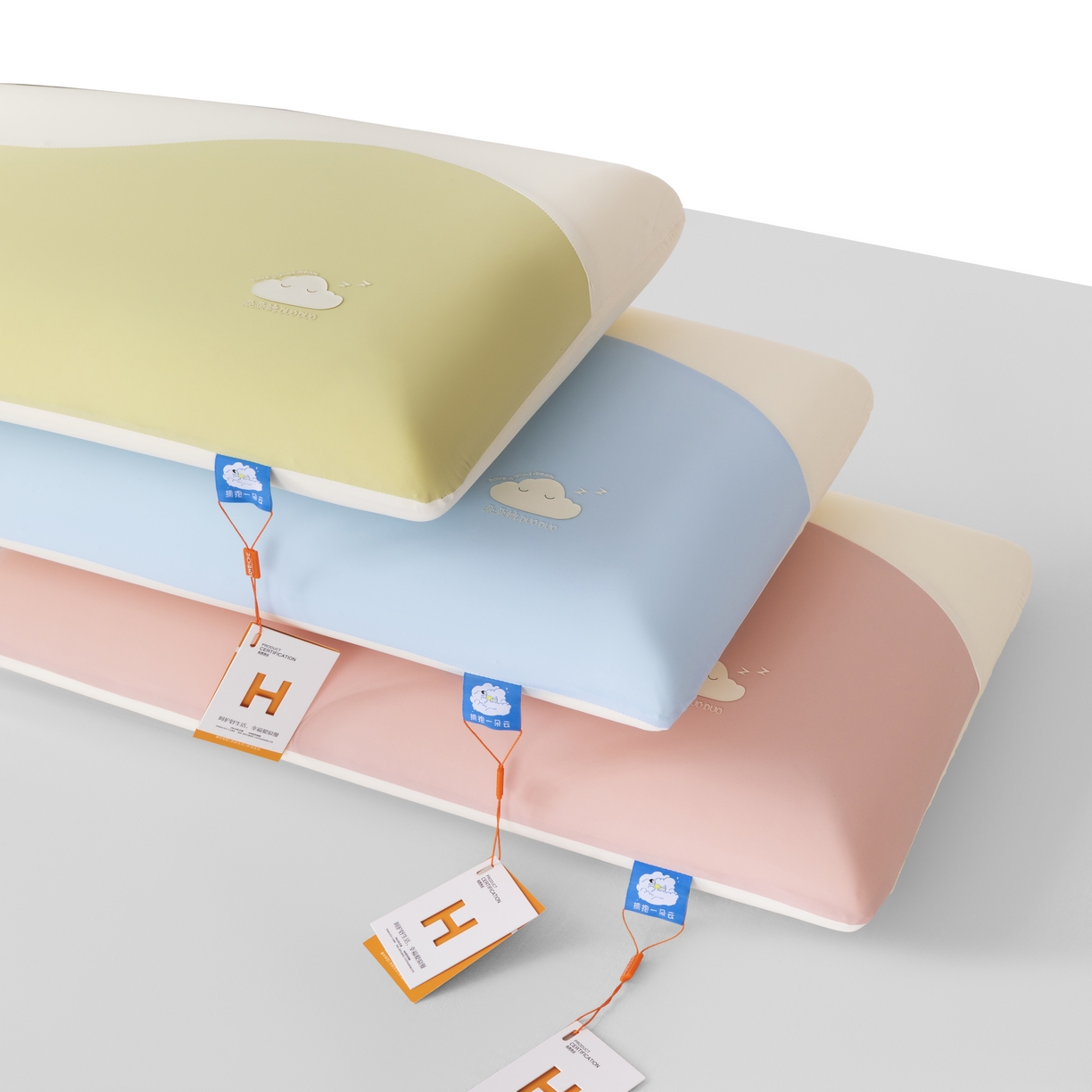 （总）露函(原乐尔馨 )2025春夏新款云漫亲子深睡记忆枕单枕头枕芯