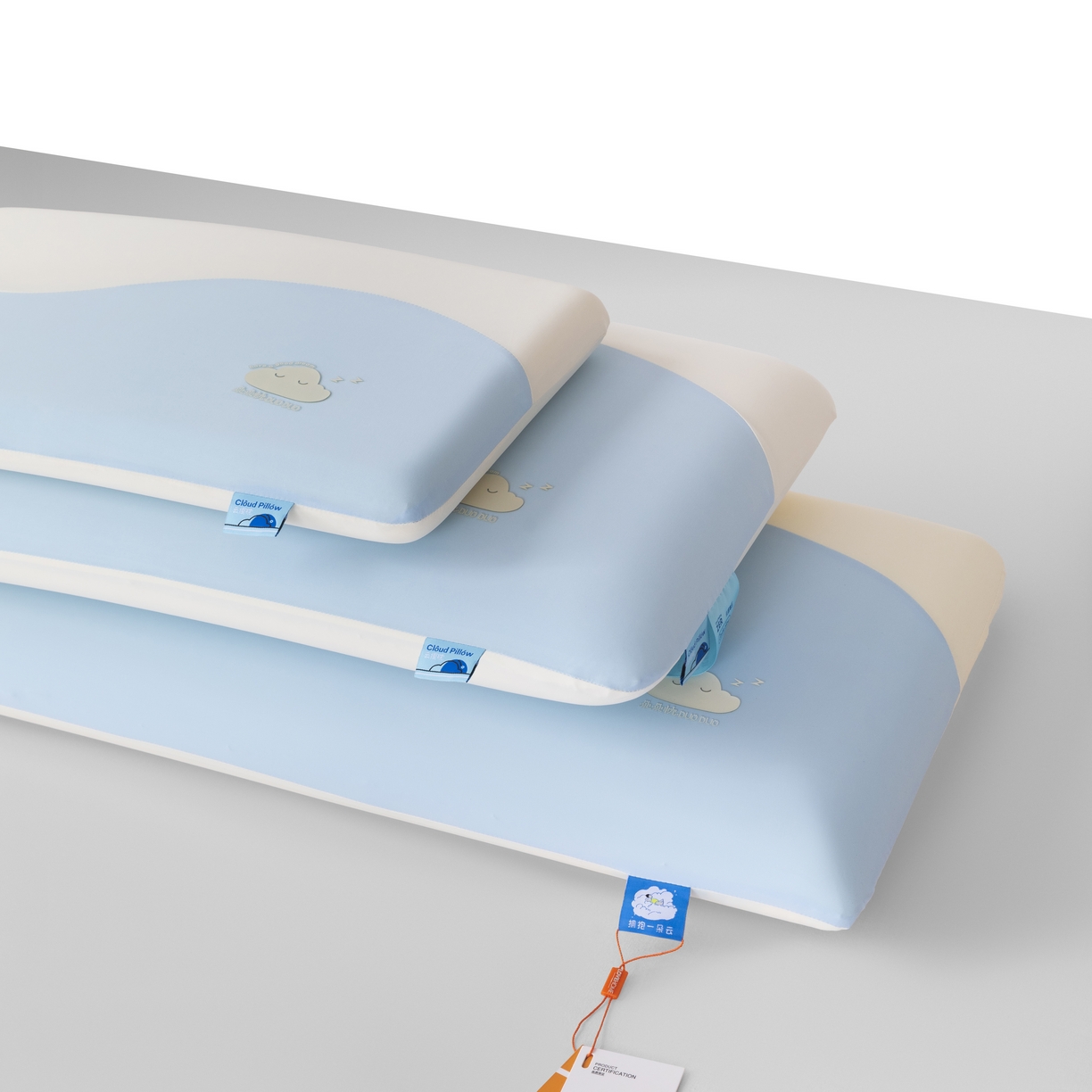 91家纺网 家纺一手货源 找家纺 （总）露函(原乐尔馨 )2025春夏新款云漫亲子深睡记忆枕单枕头枕芯