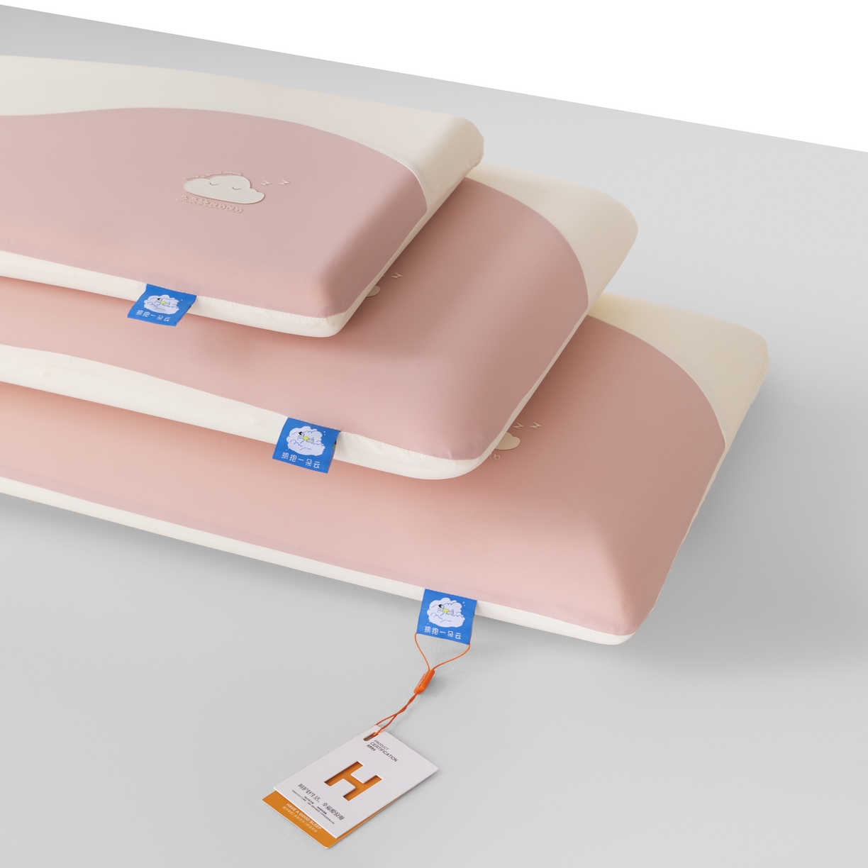 91家纺网 家纺一手货源 找家纺 （总）露函(原乐尔馨 )2025春夏新款云漫亲子深睡记忆枕单枕头枕芯