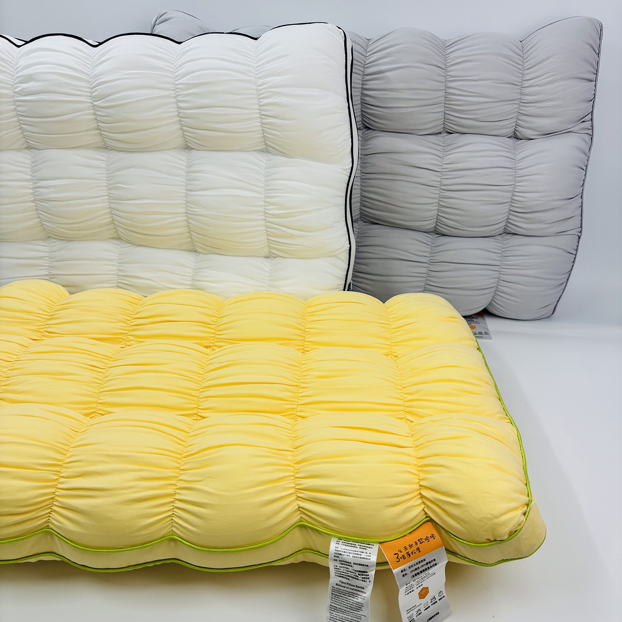 91家纺网 家纺一手货源 找家纺 （总）露函家居 2025新款法式云朵面包枕枕头枕芯