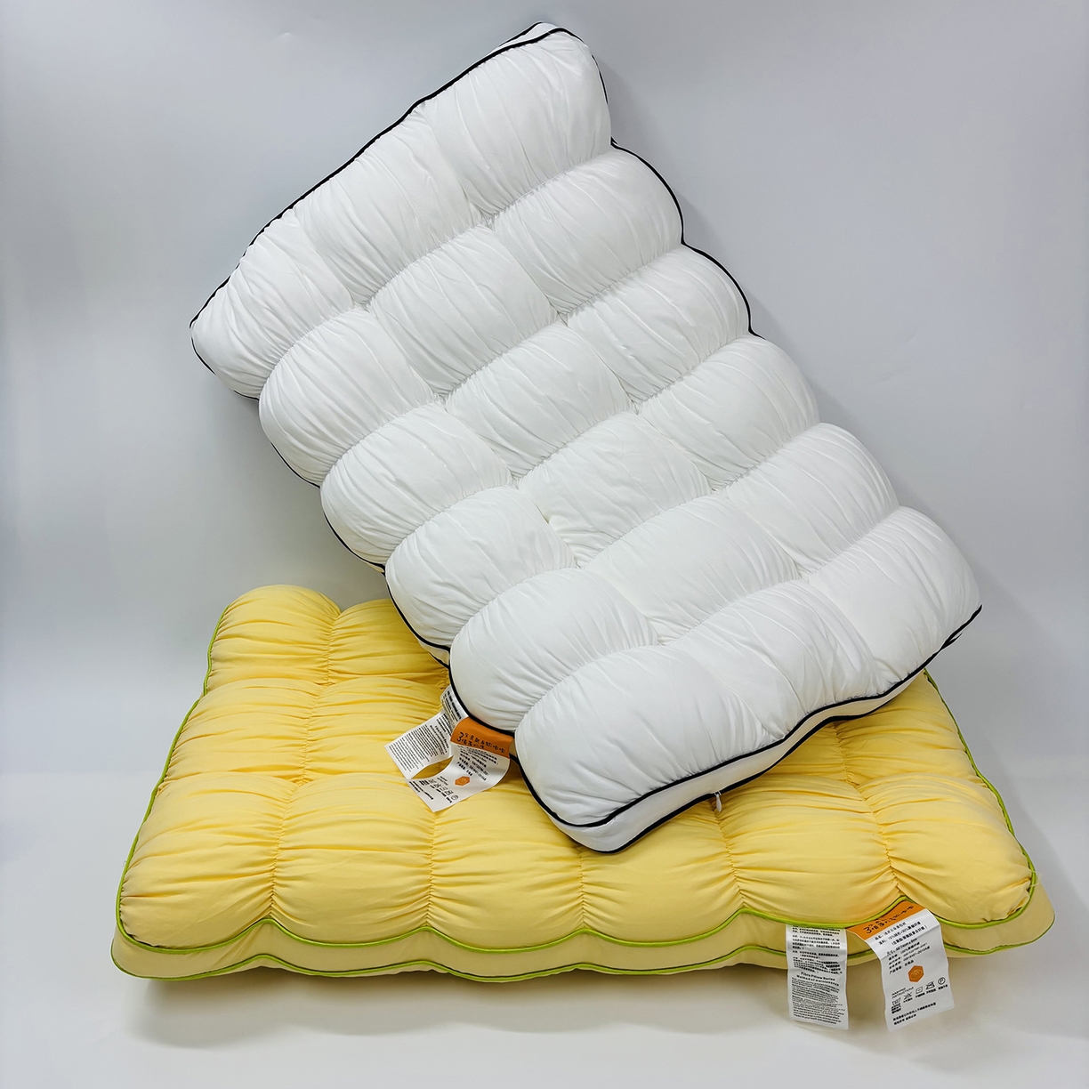 91家纺网 家纺一手货源 找家纺 露函家居 2025新款法式云朵面包枕枕头枕芯 组合图仅供展示