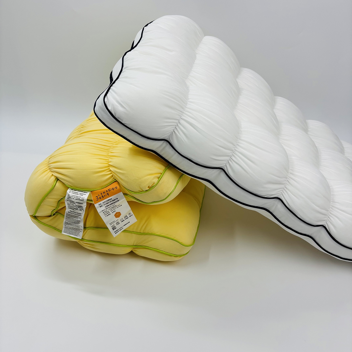 91家纺网 家纺一手货源 找家纺 露函家居 2025新款法式云朵面包枕枕头枕芯 组合图仅供展示