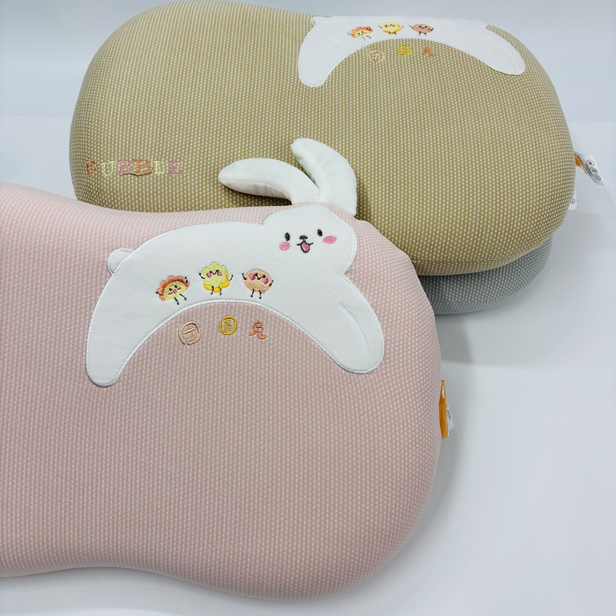 91家纺网 家纺一手货源 找家纺 露函家居 2025新款儿童款团圆兔猫肚枕枕头枕芯 组合图仅供展示