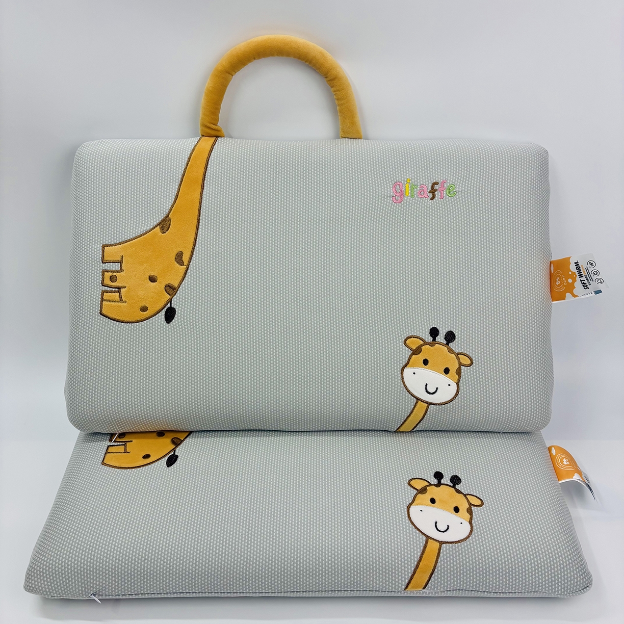 91家纺网 家纺一手货源 找家纺 （总）露函家居 2025新款儿童款长颈鹿面包枕枕头枕芯