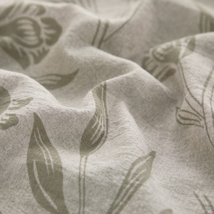 91家纺网 家纺一手货源 找家纺 卢赛尔 2025新款高克重皱皱复古原麻单床笠床笠三件套 草芙蓉