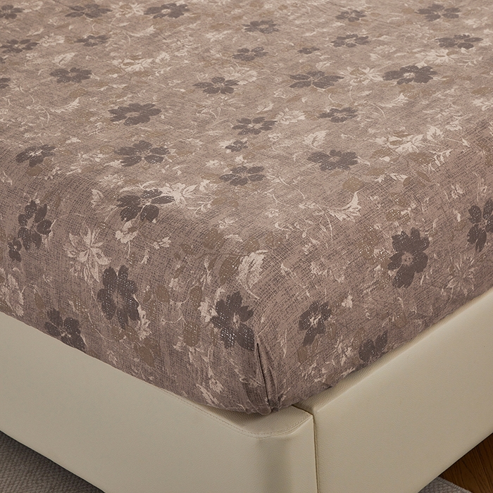 91家纺网 家纺一手货源 找家纺 卢赛尔 2025新款高克重皱皱复古原麻单床笠床笠三件套 风浅