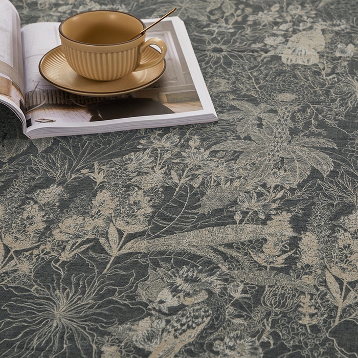 91家纺网 家纺一手货源 找家纺 卢赛尔 2025新款高克重皱皱复古原麻单床笠床笠三件套 凉墨