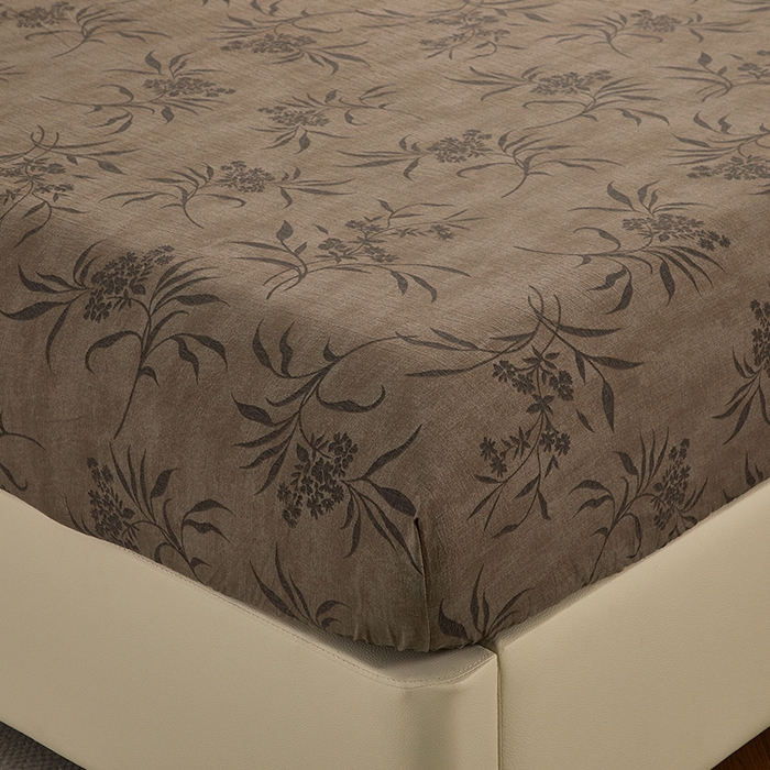 91家纺网 家纺一手货源 找家纺 卢赛尔 2025新款高克重皱皱复古原麻单床笠床笠三件套 南栀羽