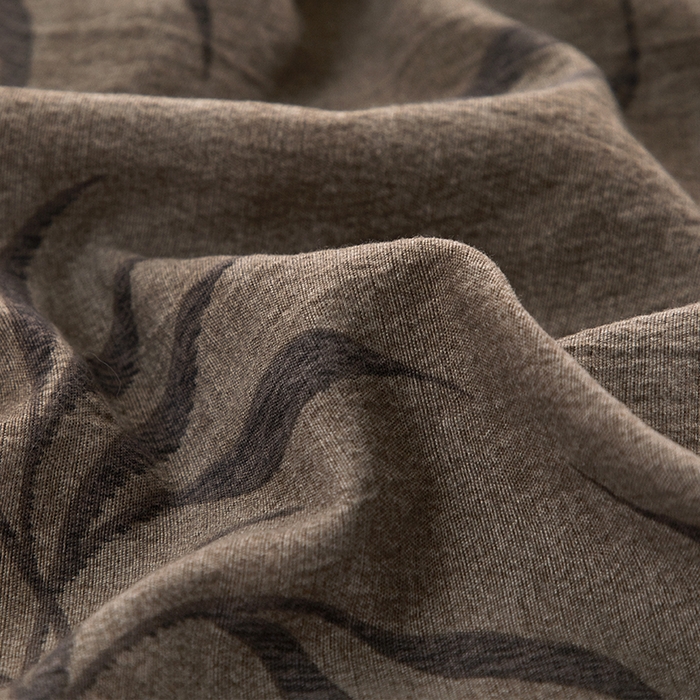 91家纺网 家纺一手货源 找家纺 卢赛尔 2025新款高克重皱皱复古原麻单床笠床笠三件套 南栀羽