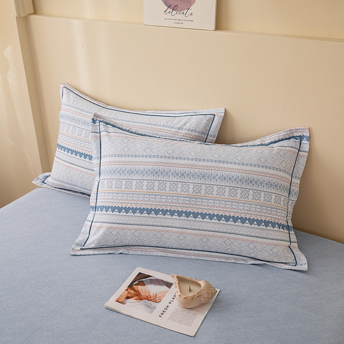 91家纺网 家纺一手货源 找家纺 博弈家纺 2025新款100%加厚全棉纯棉四件套喷气磨毛四件套-礼盒装 芊芊之恋