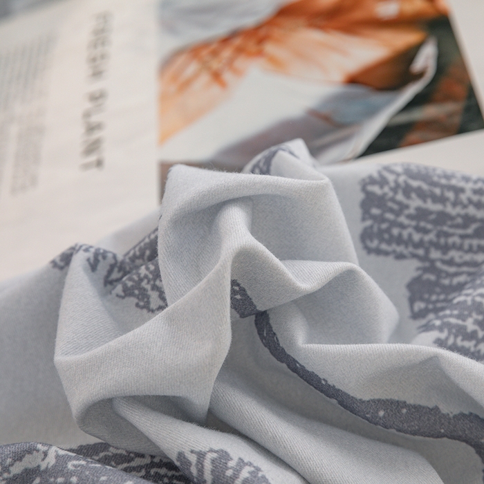 91家纺网 家纺一手货源 找家纺 博弈家纺 2025新款100%加厚全棉纯棉四件套喷气磨毛四件套-礼盒装 银杏飘香