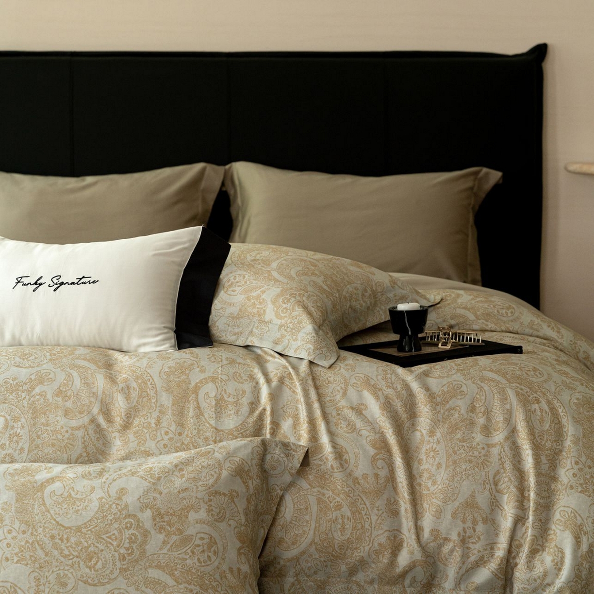 91家纺网 家纺一手货源 找家纺 黛舒家居 2025新款天丝棉磨毛花卉四件套 罗曼蒂克