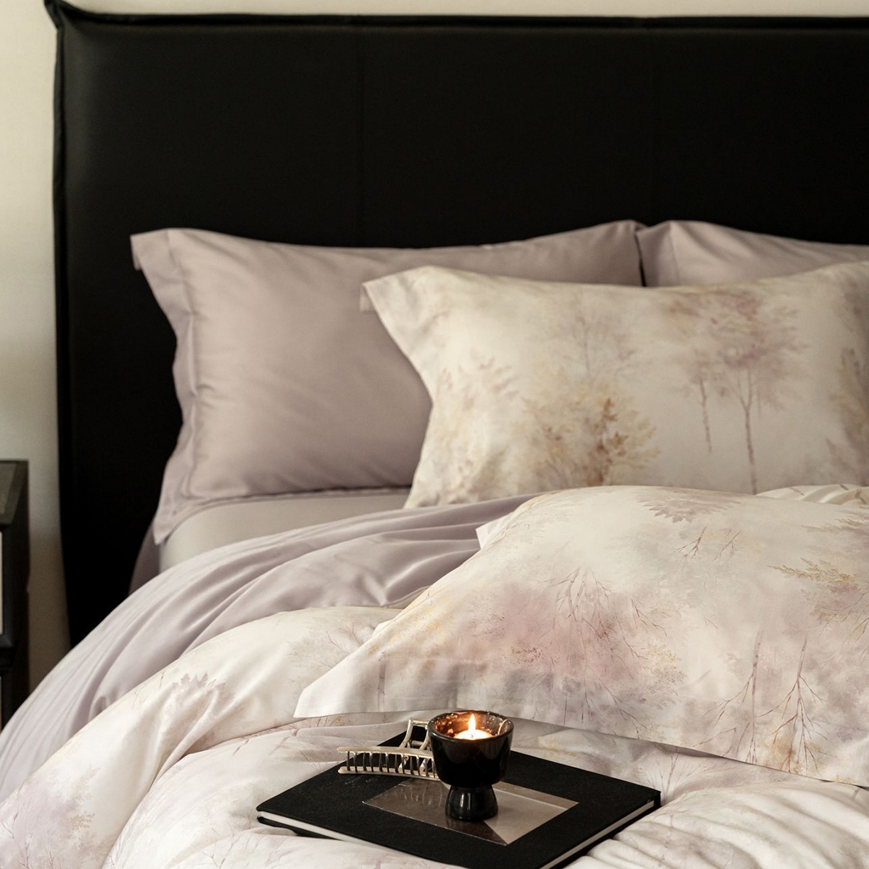 91家纺网 家纺一手货源 找家纺 黛舒家居 2025新款天丝棉磨毛花卉四件套 璞野花庭