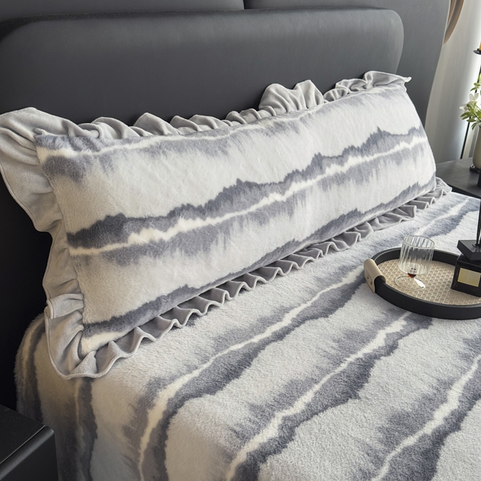 91家纺网 家纺一手货源 找家纺 （总）家之硕家纺 2025新款高克重兔毛绒轻奢风床笠系列