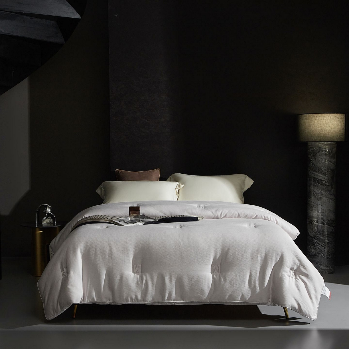 南通朵美纺织品有限公司 2025新款3M新雪丽高效暖绒被被子被芯 新雪丽-浅灰