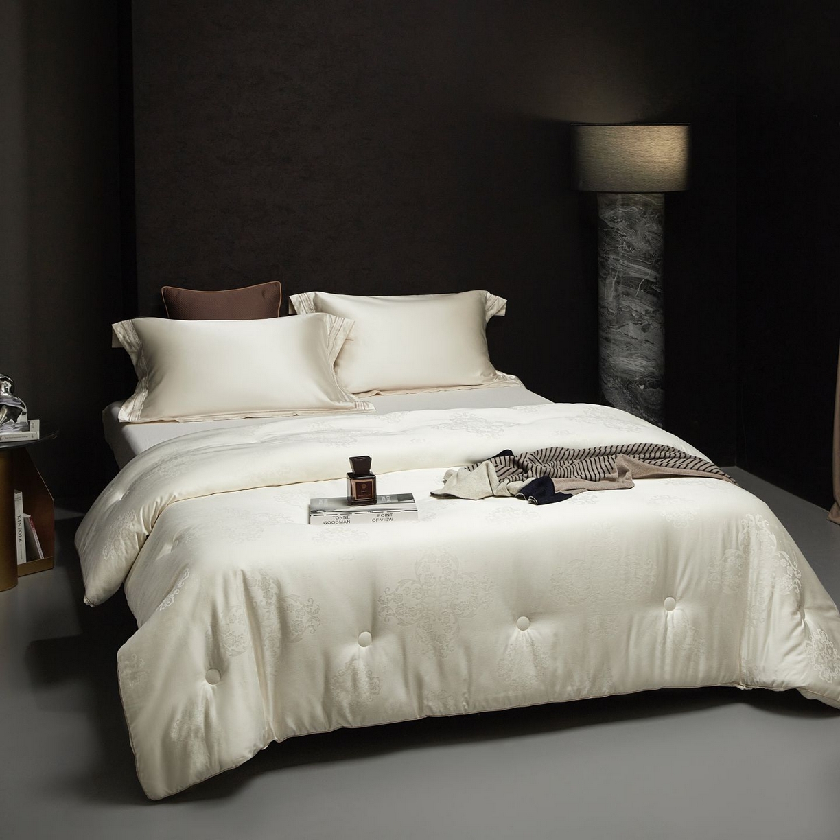 91家纺网 家纺一手货源 找家纺 南通朵美纺织品有限公司 2025新款蚕丝蛋白贵妃被被子被芯 贵妃被-白金