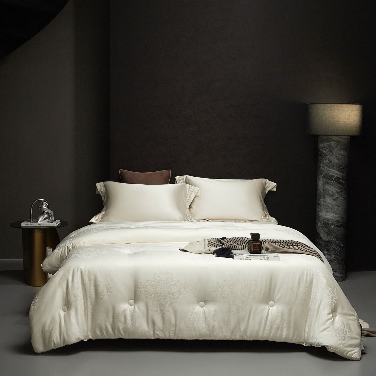 91家纺网 家纺一手货源 找家纺 南通朵美纺织品有限公司 2025新款蚕丝蛋白贵妃被被子被芯 贵妃被-白金