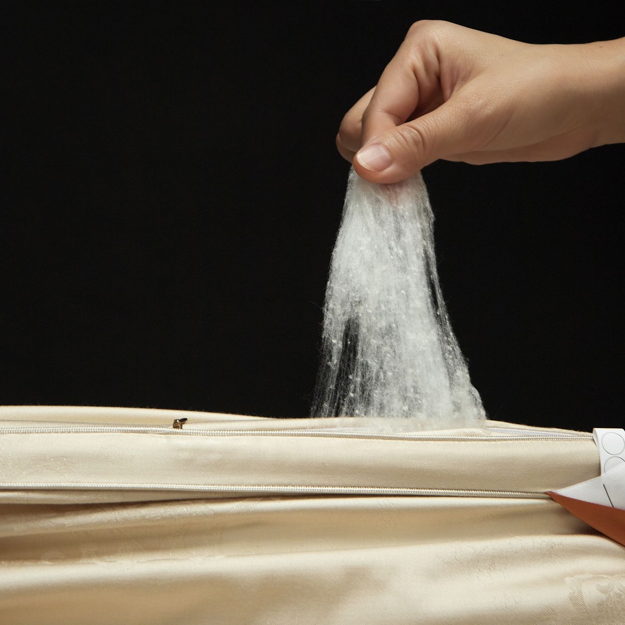 91家纺网 家纺一手货源 找家纺 南通朵美纺织品有限公司 2025新款蚕丝蛋白贵妃被被子被芯 贵妃被-咖金