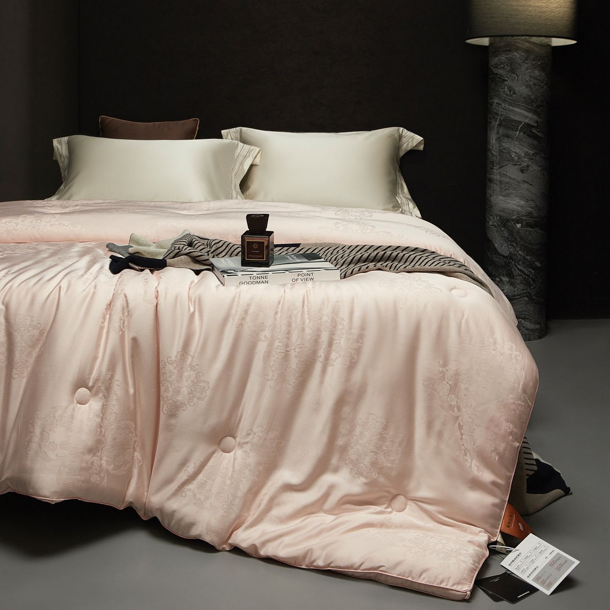 91家纺网 家纺一手货源 找家纺 南通朵美纺织品有限公司 2025新款蚕丝蛋白贵妃被被子被芯 贵妃被-粉金