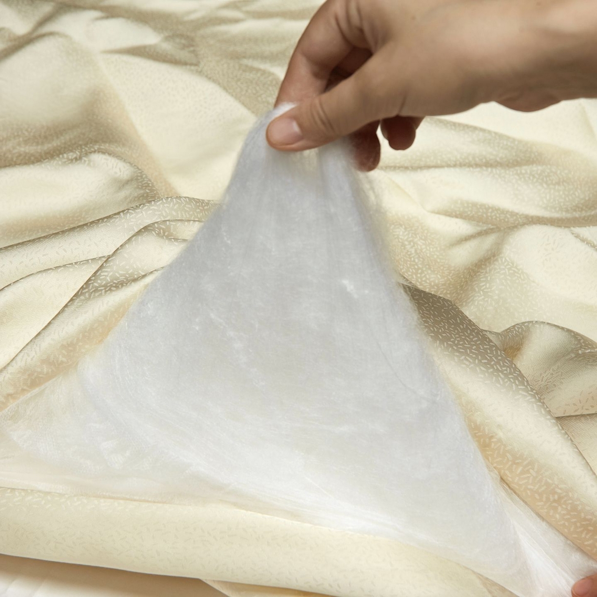 91家纺网 家纺一手货源 找家纺 南通朵美纺织品有限公司 2025新款高端手工订制桑蚕丝被-皓月星空系列 皓月星空（金色）