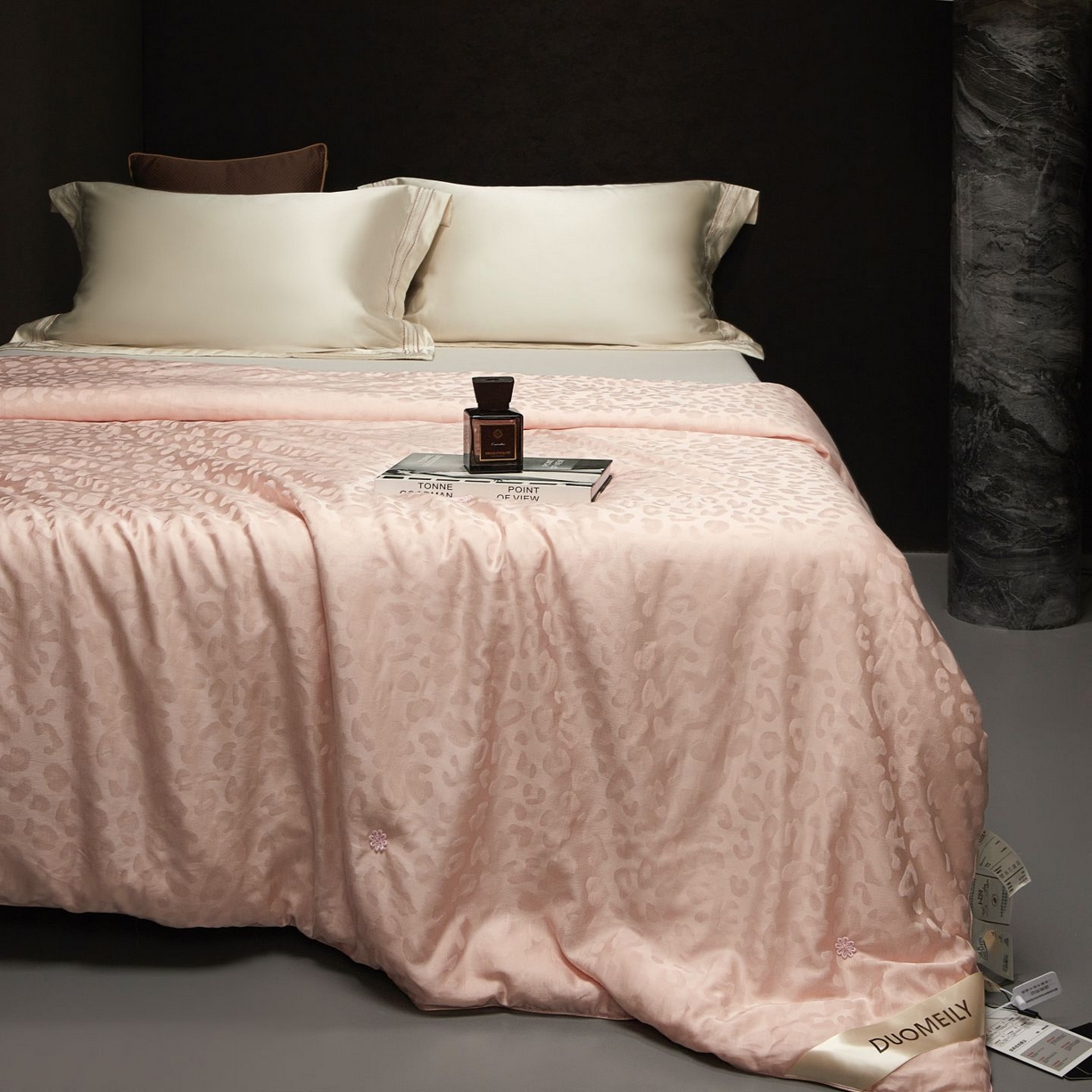 91家纺网 家纺一手货源 找家纺 南通朵美纺织品有限公司 2025新款高端手工订制桑蚕丝被-约定系列 约定（玉色）