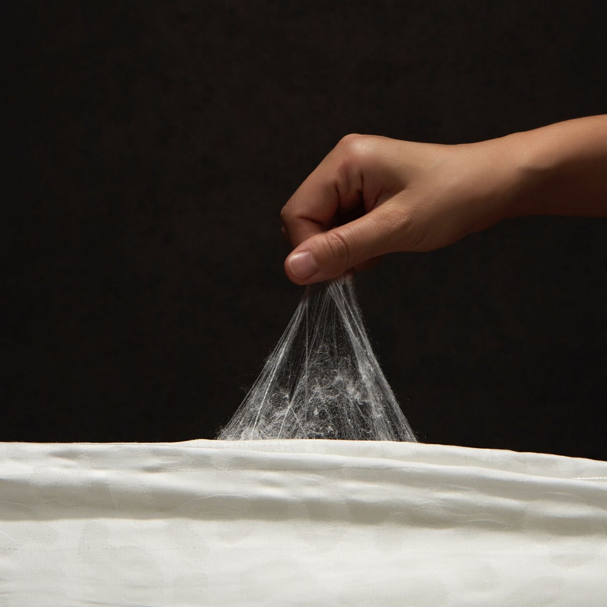 91家纺网 家纺一手货源 找家纺 南通朵美纺织品有限公司 2025新款高端手工订制桑蚕丝被-约定系列 约定（白色）