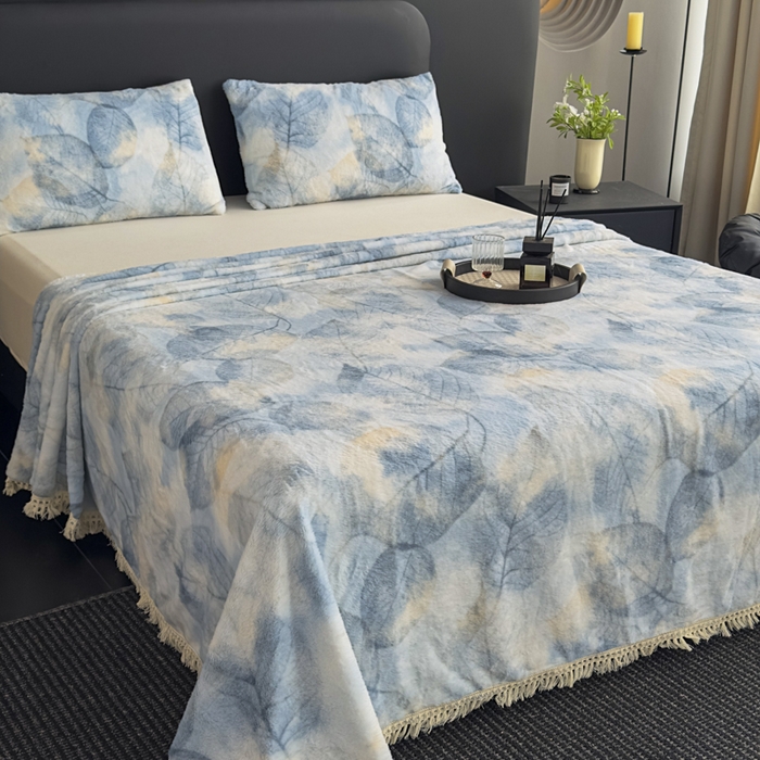 91家纺网 家纺一手货源 找家纺 （总）家之硕家纺 2025新款高克重兔毛绒轻奢风床单系列