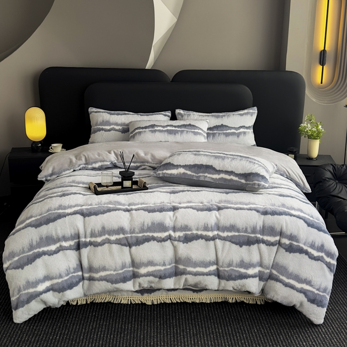 91家纺网 家纺一手货源 找家纺 （总）家之硕家纺 2025新款高克重兔毛绒轻奢风床单系列