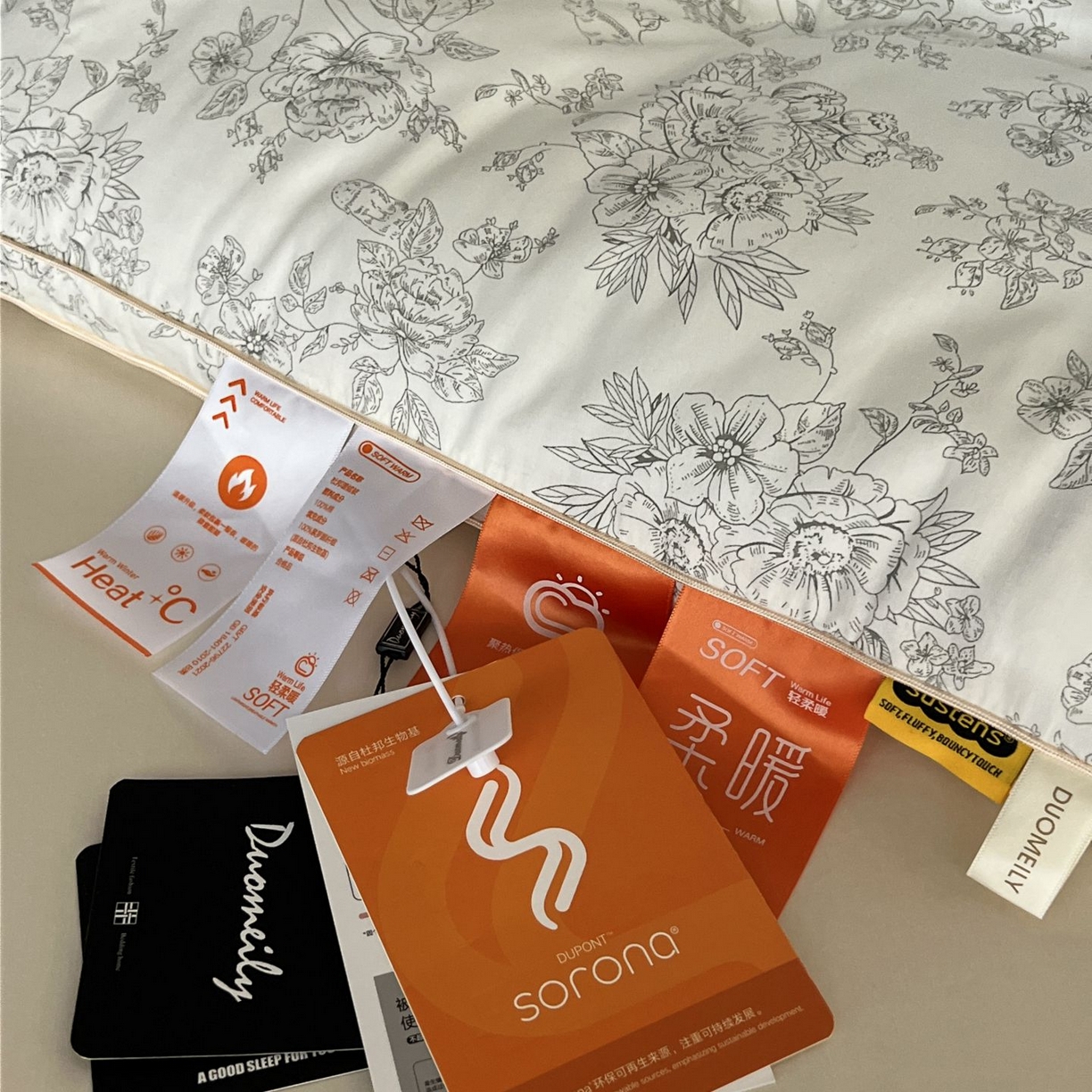 91家纺网 家纺一手货源 找家纺 （总）南通朵美纺织品有限公司 2025新款立体杜邦纤维暖绒被印花