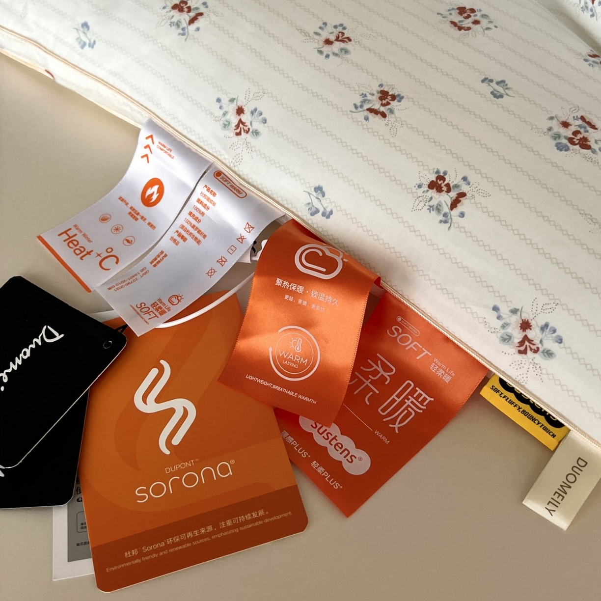 91家纺网 家纺一手货源 找家纺 南通朵美纺织品有限公司 2025新款立体杜邦纤维暖绒被印花 美恋