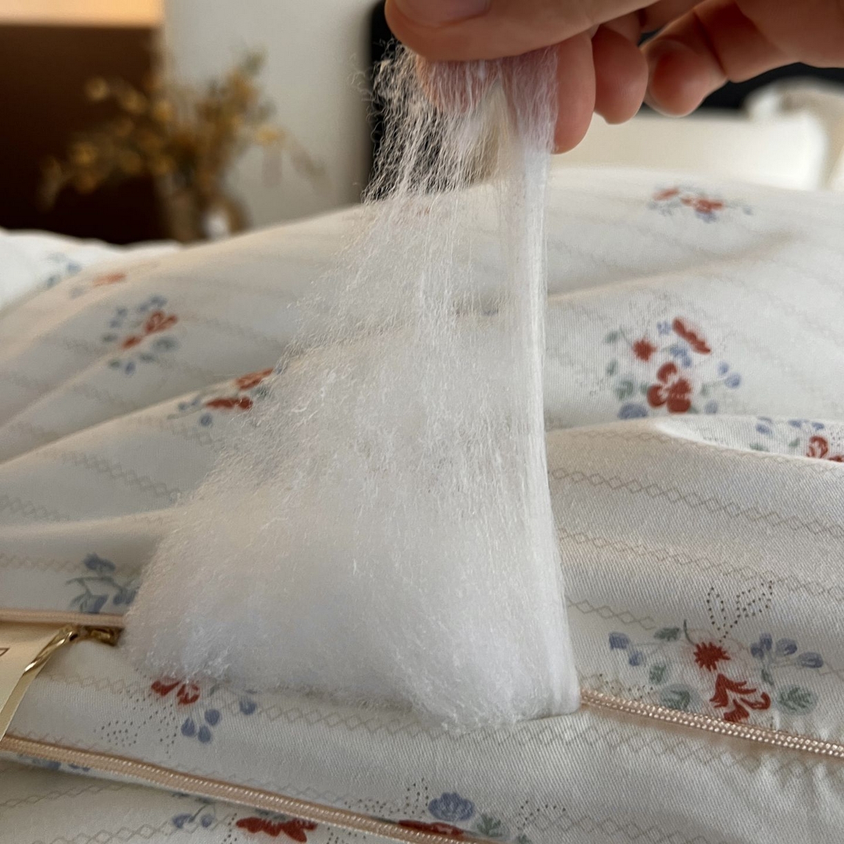 91家纺网 家纺一手货源 找家纺 南通朵美纺织品有限公司 2025新款立体杜邦纤维暖绒被印花 美恋