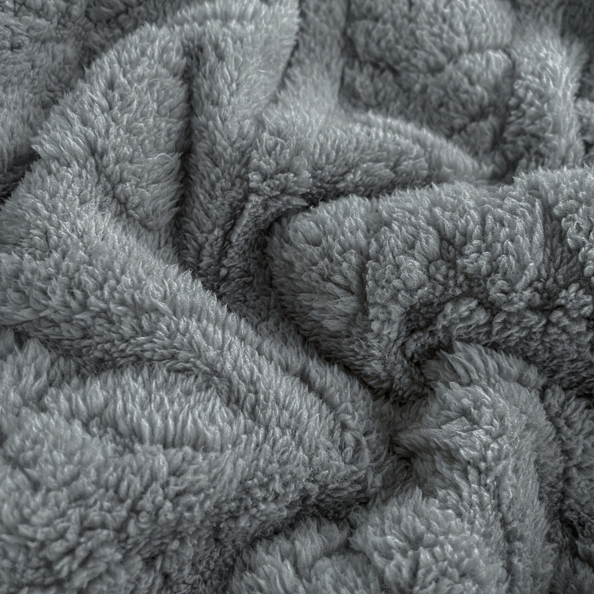 91家纺网 家纺一手货源 找家纺 欧邦 2025新款A类提花舒棉绒双面绒半边绒单层毯毯子毛毯 深灰