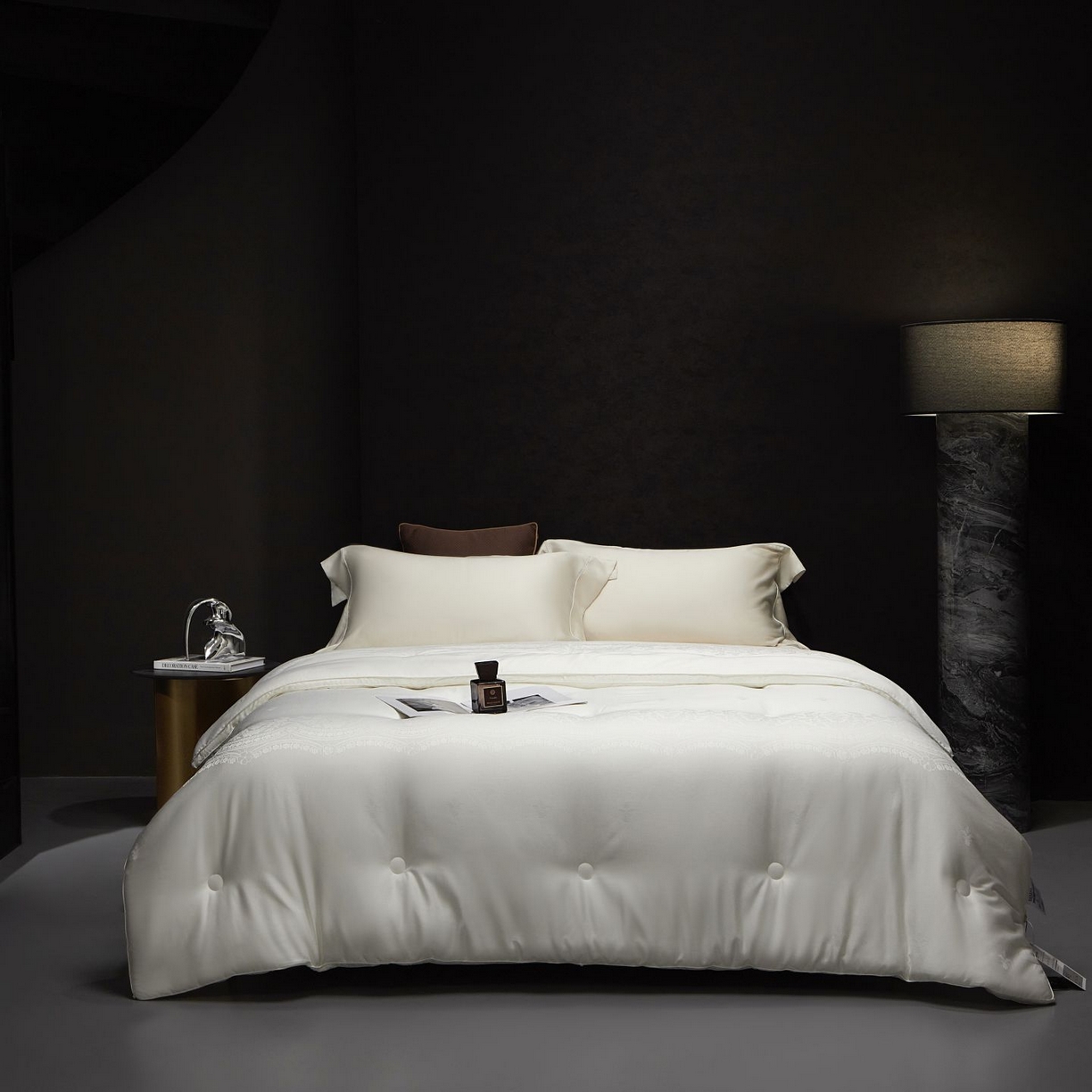 南通朵美纺织品有限公司 2025新款高级仿鹅绒被被子被芯 仿鹅绒被-白